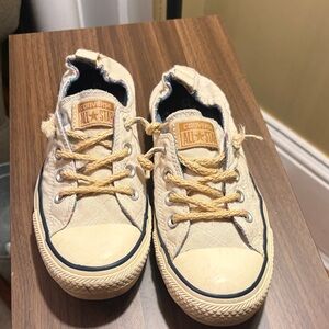 Converse Kids Tan Canvas Sneakers